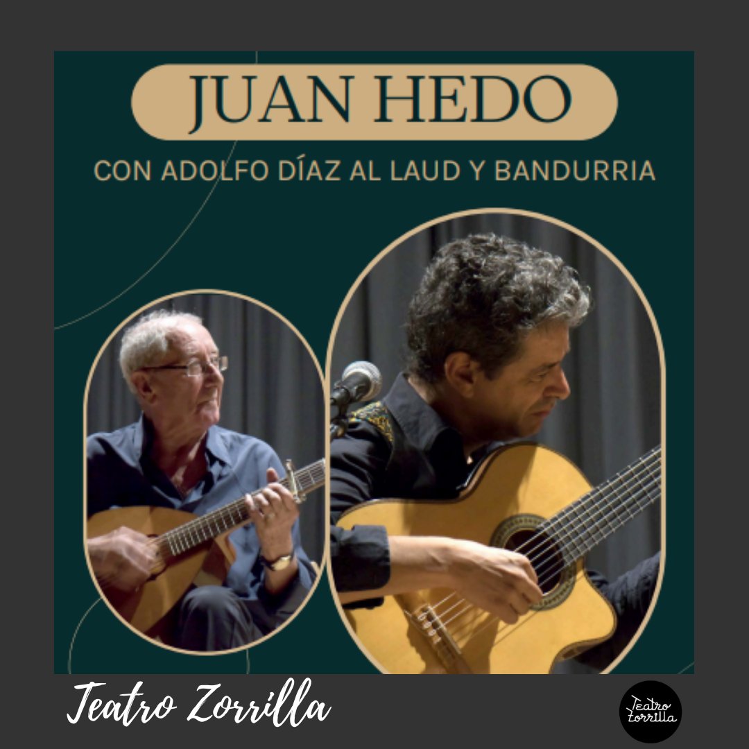 #CancionesdeHoy presenta un recorrido por la música popular y tradicional de países mediterráneos y latinoamericanos. Juan Hedo y Adolfo Díaz ofrecen una experiencia emotiva y vibrante #Concierto #Música #Folklore 🎶