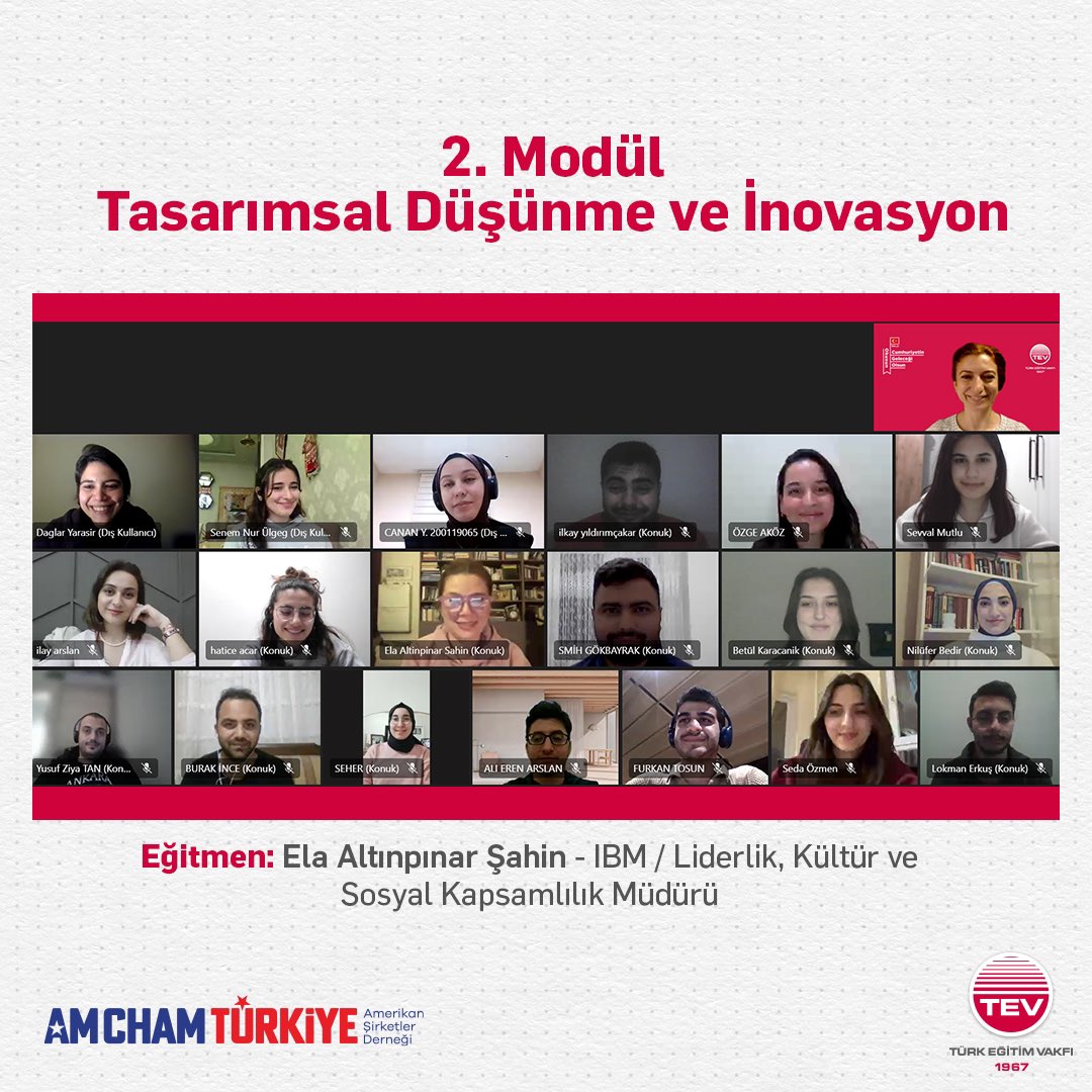 AmCham Akademi iş birliğiyle hayata geçirdiğimiz 'Genç Liderler İçin Yetenek Geliştirme Programı' başarıyla tamamlandı!

Bursiyerlerimiz program boyunca önde gelen şirketlerin üst düzey yöneticileriyle bir araya gelerek sorumlu liderlik, etkili iletişim, satış, inovasyon, yapay…