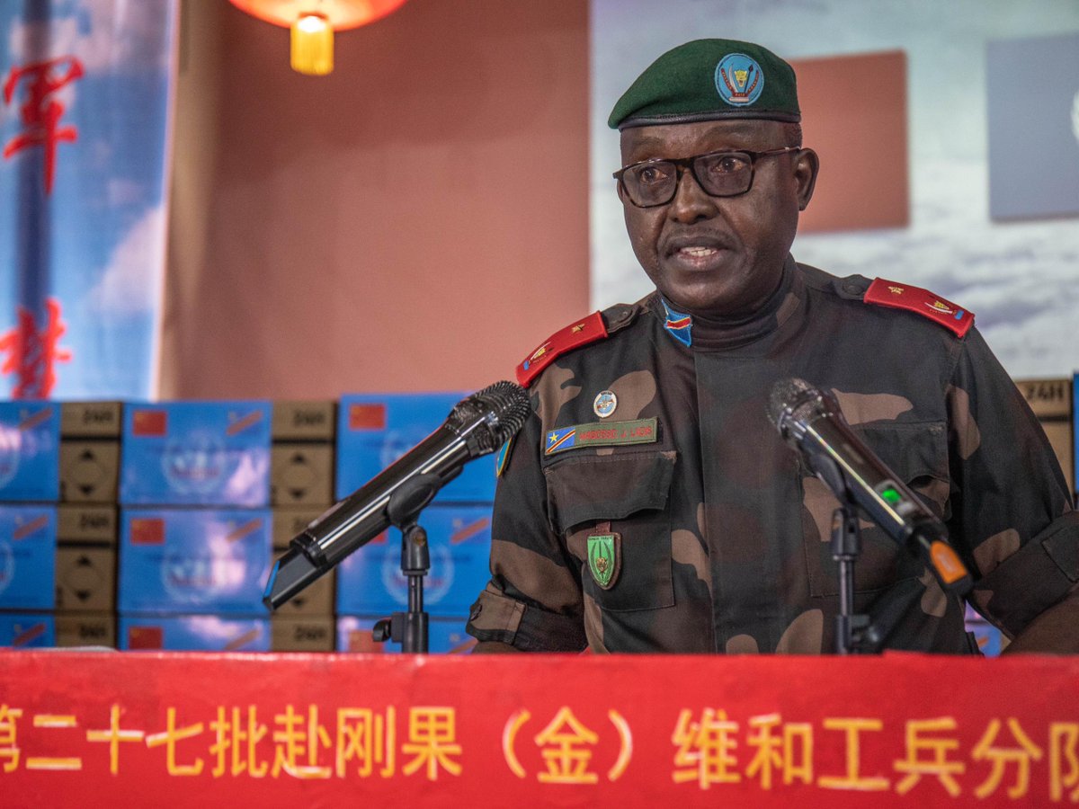 In #DRC 🇨🇩, @Chinamission2un contingent with @MONUSCO transferred ownership of assets valued at $7.3M to the Congolese government. This handover occurred in the context of the mission’s disengagement from South Kivu, initiated in January 2024 ➡️ ow.ly/ltOh50Rrp3c
