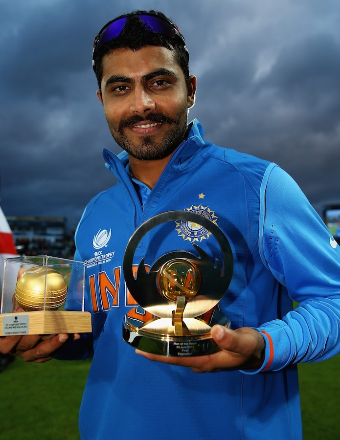 ravindra jadeja was the man of the match when india Last time won icc tournament