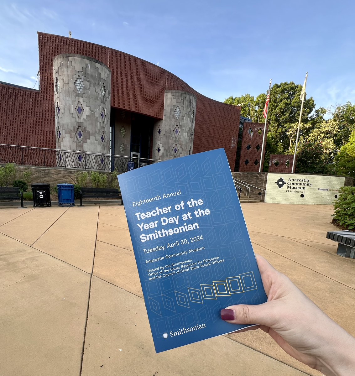 🎉 Today, Smithsonian educators welcome Council of Chief State School Officers &amp; the State Teachers of the Year for our 18th annual professional learning program honoring these teacher leaders from across the country. Follow along across social media: #NTOY24. #SmithsonianEdu