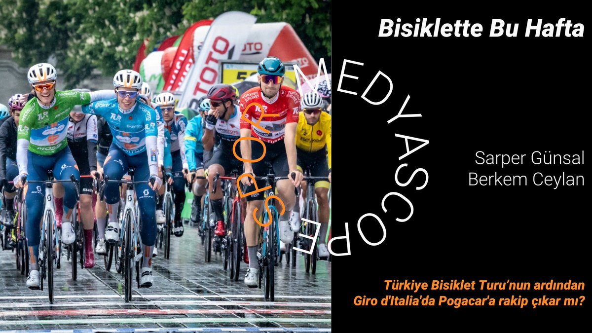 🚴 Bisiklette Bu Hafta

🇹🇷 59. Cumhurbaşkanlığı Türkiye Bisiklet Turu'nun ardından
🤔 Giro d'Italia'da Pogacar'a rakip çıkar mı?

🎙️ @sarpergunsal ve @berkemceylan, canlı yayında sizden gelen soruları yanıtlayacak
👀 Sorularınızı bekliyoruz

🚨 2 Mayıs, 21.00

#TUR2024