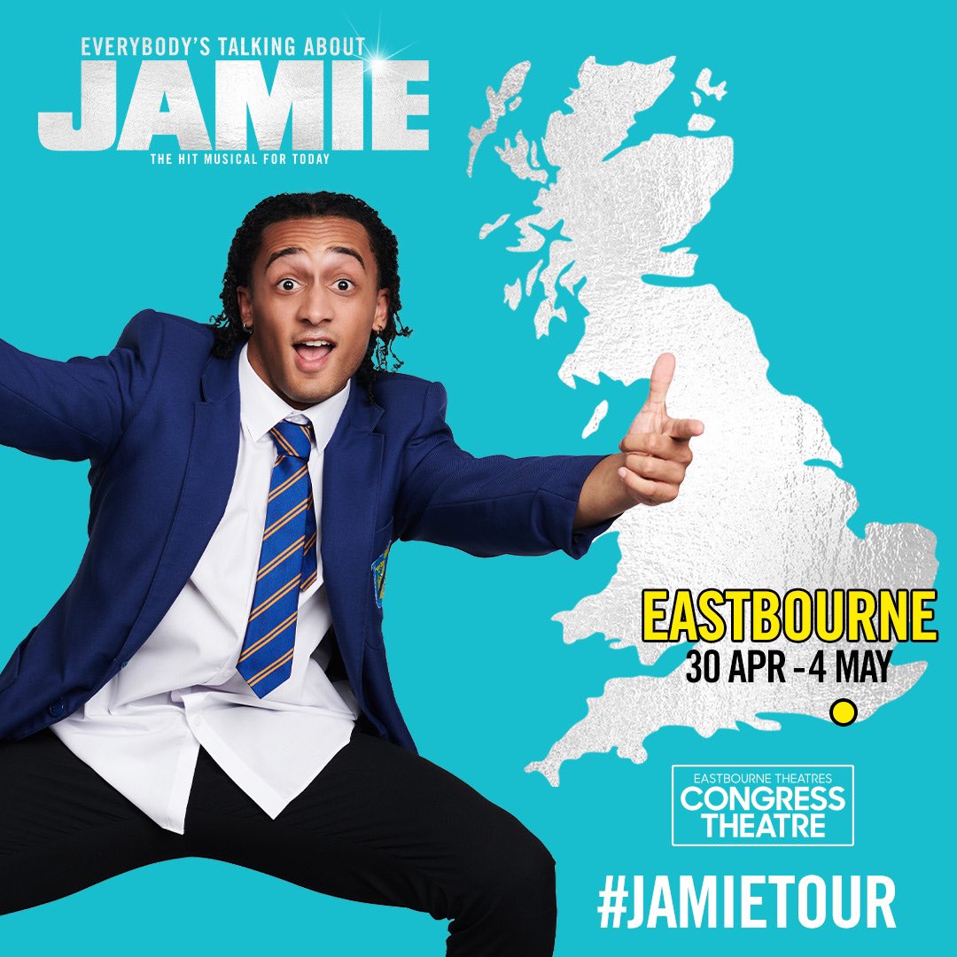 Year 11 have arrived in Eastbourne! ✨🩵 Join the party until Saturday 4 May at the Congress Theatre @EBTheatres! 👠 everybodystalkingaboutjamie.co.uk #JamieTour