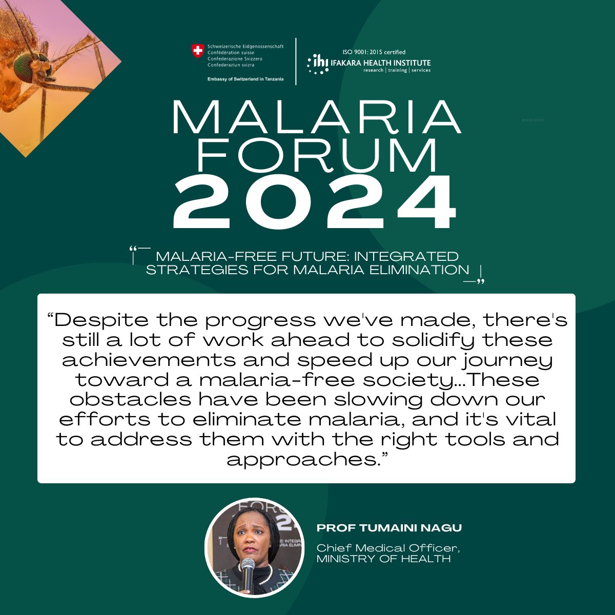 #MF2024: Chief medical officer officially opens the forum Empowering insights from Prof. Tumaini Nagu, Chief Medical Officer @wizara_afyatz, as she officially opens #MF2024. 🌟 💬 In her call to action, Prof. Nagu urges close collaboration and innovation for intensified efforts