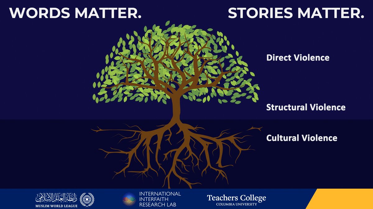 “We do not focus on the root cause of violence: cultural violence.” - @amrasabicPHD, Author and @Columbia University Professor. #WordsMatter!