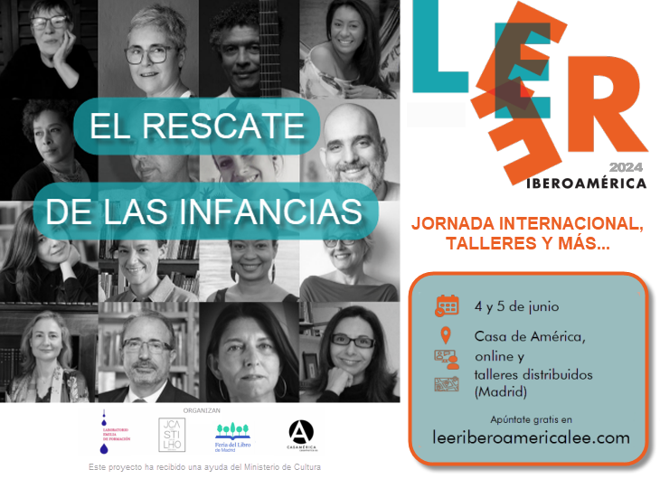 🌎📚Los días 4 y 5 de junio se celebrará una nueva edición de #LeerIberoaméricaLee, con el apoyo de @culturagob. 2⃣0⃣ voces de 1⃣1⃣ países dialogarán en torno a 'El rescate de las infancias'. ¿Te unes a la conversación? 🗣️ Apúntate gratis en leeriberoamericalee.com @labEmilia