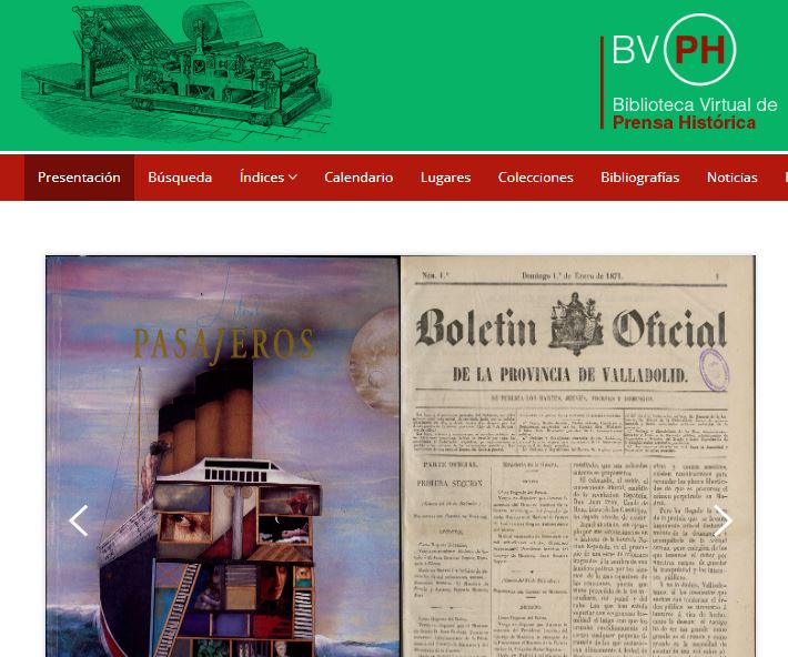 Hoy se celebra el #DíadelaLibertaddePrensa 🗞️. Aprovechamos para recordaros que en la Biblioteca Virtual de Prensa Histórica #BVPH tenéis colecciones históricas digitalizadas procedentes de #bibliotecas y #hemerotecas 👉 prensahistorica.mcu.es/es/inicio/inic…