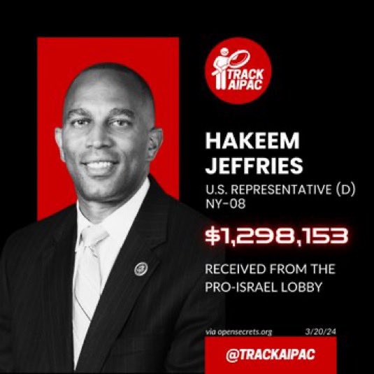 @RepJeffries Go lie somewhere else, Hakeem. You're clearly beholden to Israel's agenda.