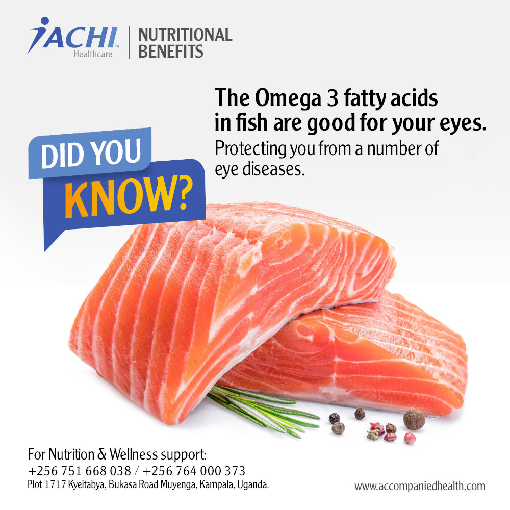 As you are looking forward to #WellnessWednesday, don't forget to stock some fish to add in your diet.
Highly recommended for keeping your eyes healthy.
