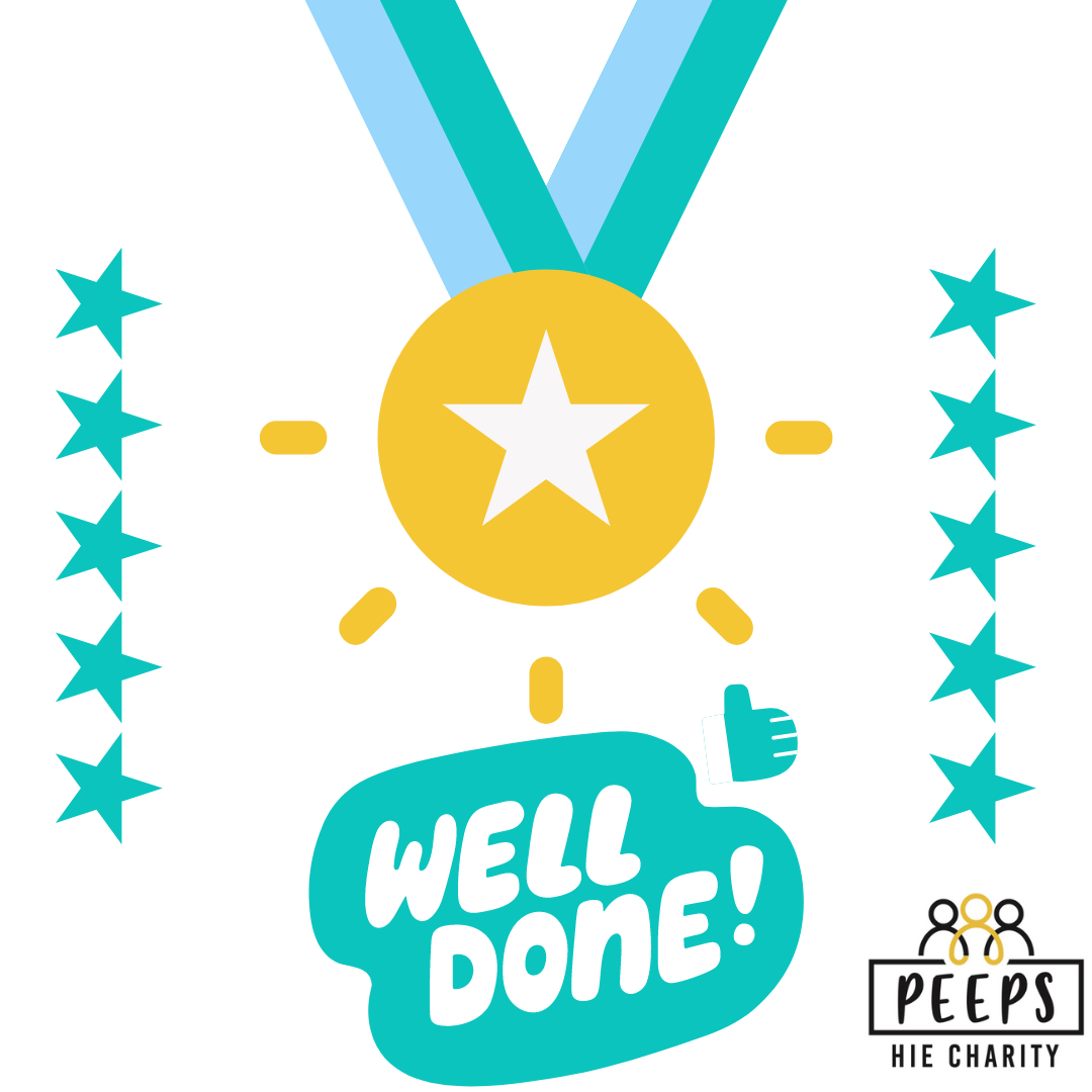 Thank you so much to those of you who took part in the Big Step Challenge across April, raising funds and awareness for H.I.E. support. Over £1,000 has been donated so far - a huge amount that will go a long way in helping us reach more families touched by H.I.E. Remember you