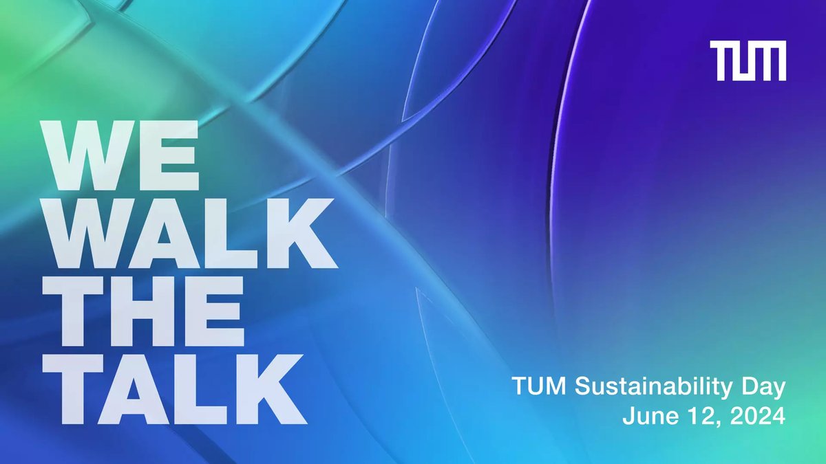 Save the date for our #Sustainability Day on June 12 with a #sustainabilityfair, different workshops, and discussions where you can experience the diversity of sustainability topics at our university: tum.de/sustainability… #sustainablefuture #sustainabilitygoals 📷TUM