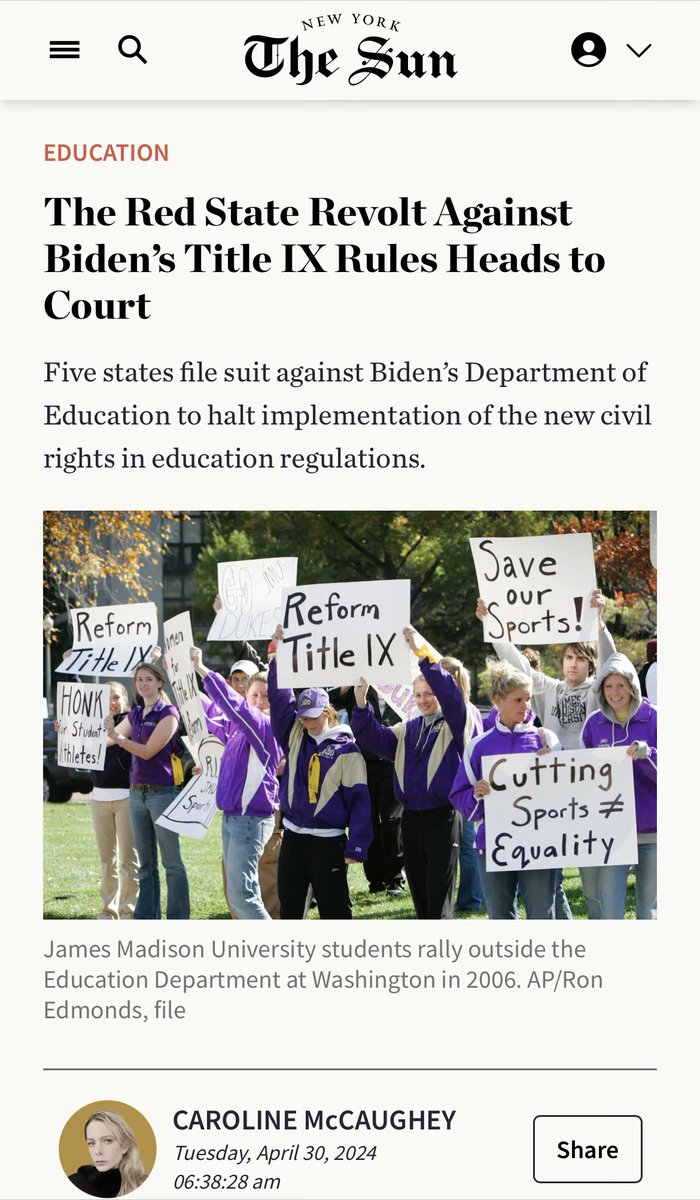 The red state revolt against Biden's #TitleIX rules heads to court. Texas, Louisiana, Montana, Idaho & Mississippi filed suit against the Dept of Ed. @GovAbbott joins @GovRonDeSantis and other red state govs in vowing not to comply. Is this political theater or do these suits…