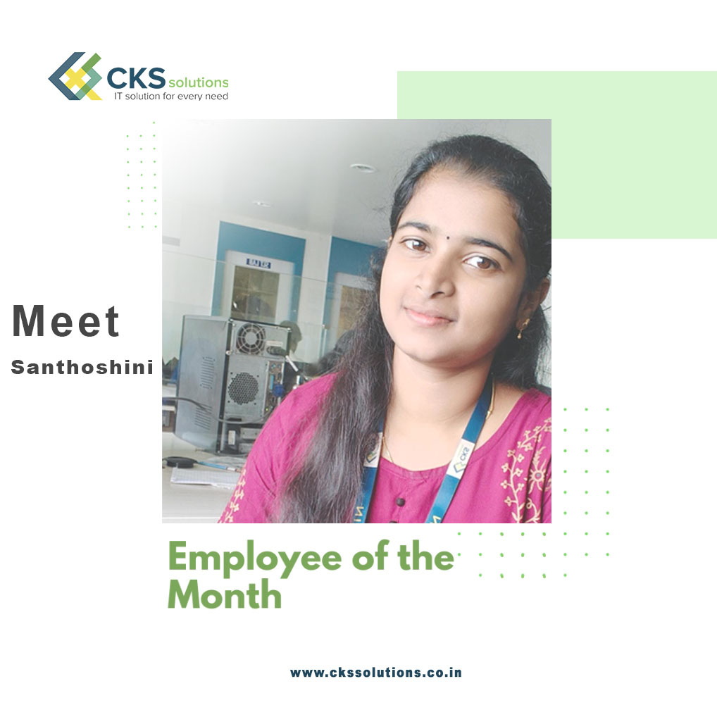 Success is not the destination, but the road that you're on. Being successful means that you're working hard and walking your walk every day!

🌐 ckssolutions.co.in

#ckssolutions #EmployeeOfTheMonth #GreatWork #TopPerformer #bestemployee #team #nagercoil #kanyakumari