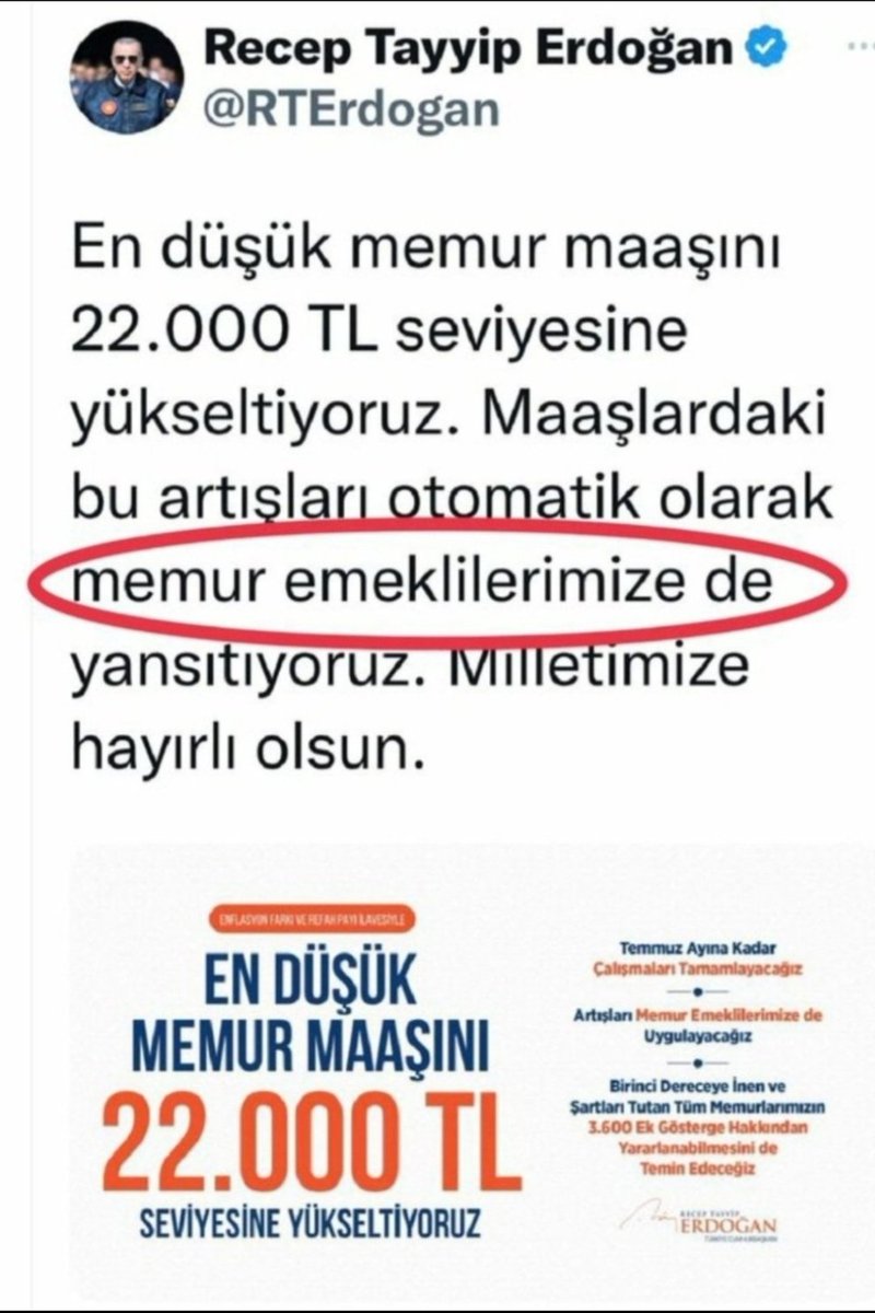 @serhat3217 @Emine_Gozgec16 @rbklndr @EmelGozukara_D @GulsoySeydi @KademMete @NebiHatipoglu @AyanNilhan @mustafa_yavuz16 @ozturkercn @alikeskinkilic @canturkalagoz @kaankoc75 @yaldatmaz @TatarArslan @fnasiroglu @mvmustafakaplan @profdrorhanates #MemurEmeklisi ne VERİLMEYEN #SEYYANENZAM ACİLEN VERİLSİN

#EmekliMemur