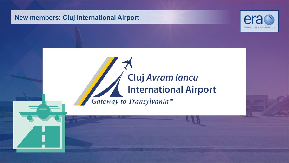 We are delighted to welcome Romania's Cluj International Airport to the #ERAFamily! The regional airport reached a historic milestone of more than 3.25 million passengers in 2023, testament to its modernisation and development work. Find out more: eraa.org/membership/our…