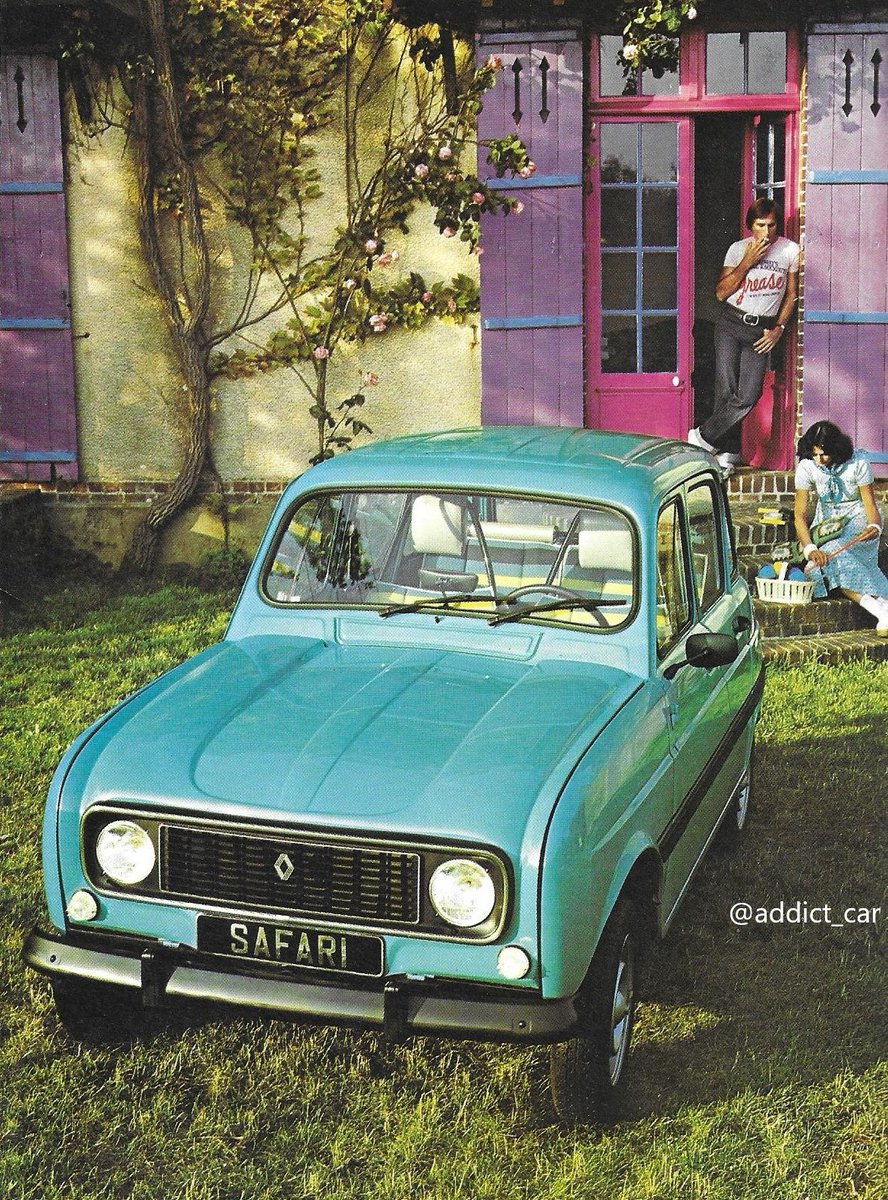 Colourful life: Random car brochure picture of the day. #Renault