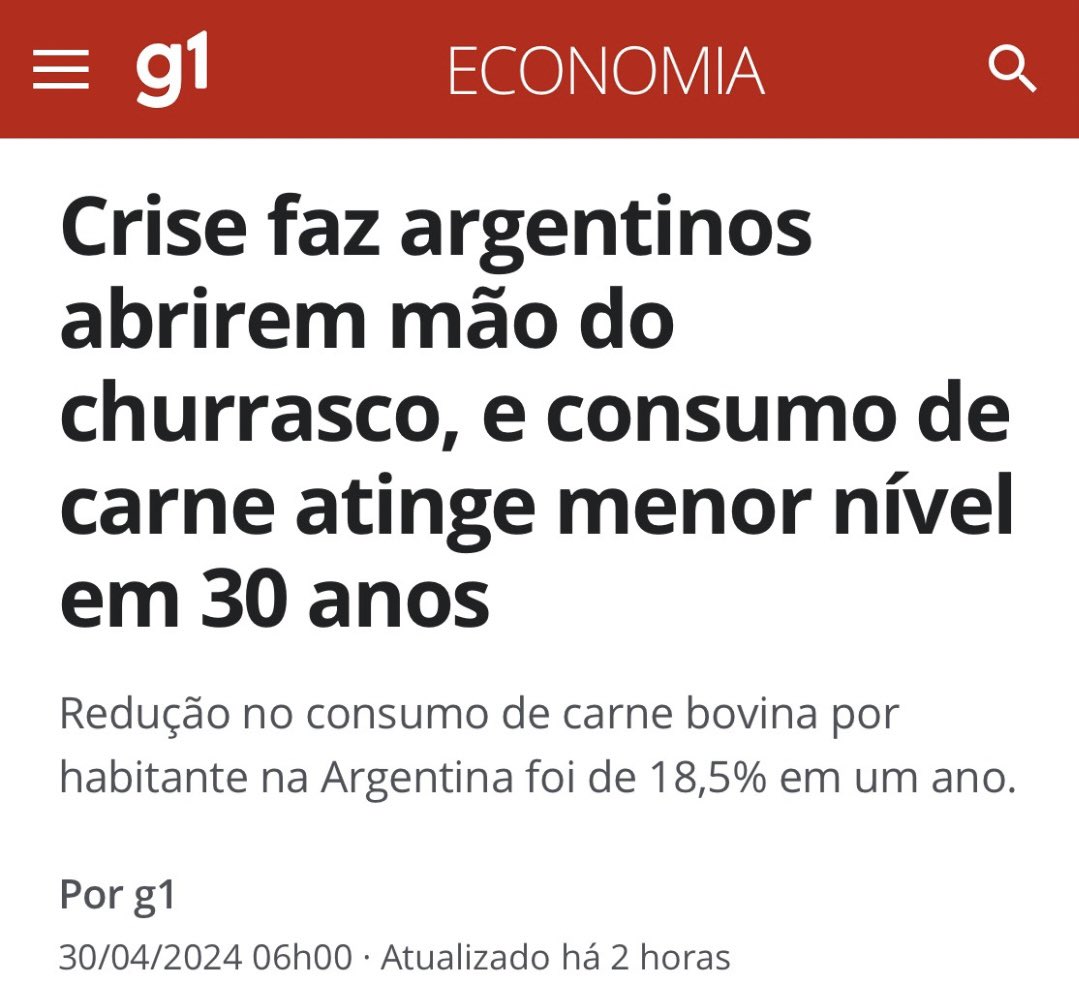 Não foi por falta de aviso