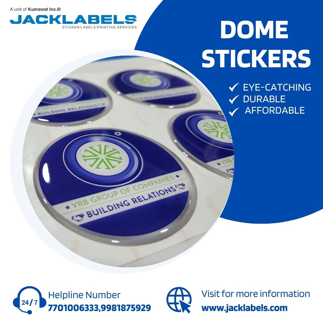 Dome Stickers are super durable, lasting indoors & outdoors. They're also surprisingly affordable!  

Give your products a polished, 3D look that stands out from the competition. 

Upgrade your branding today!  

#domestickers #branding #makeastatement