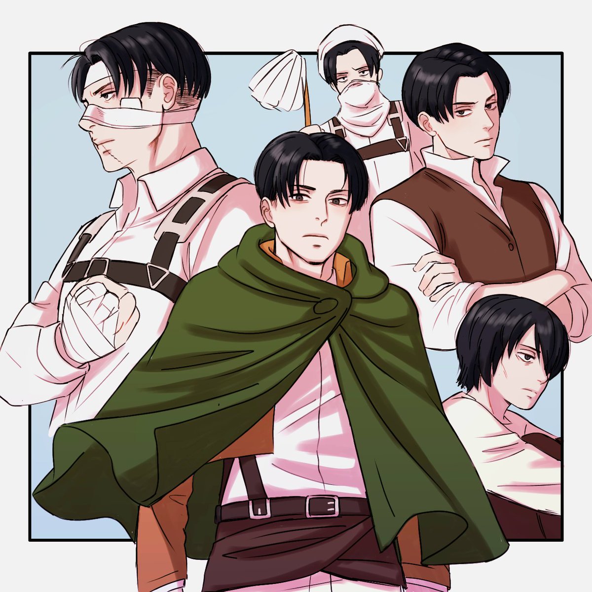 Celebrating the release of 'Bad Boy' with a bunch of Levis 💙
#aot #leviackerman