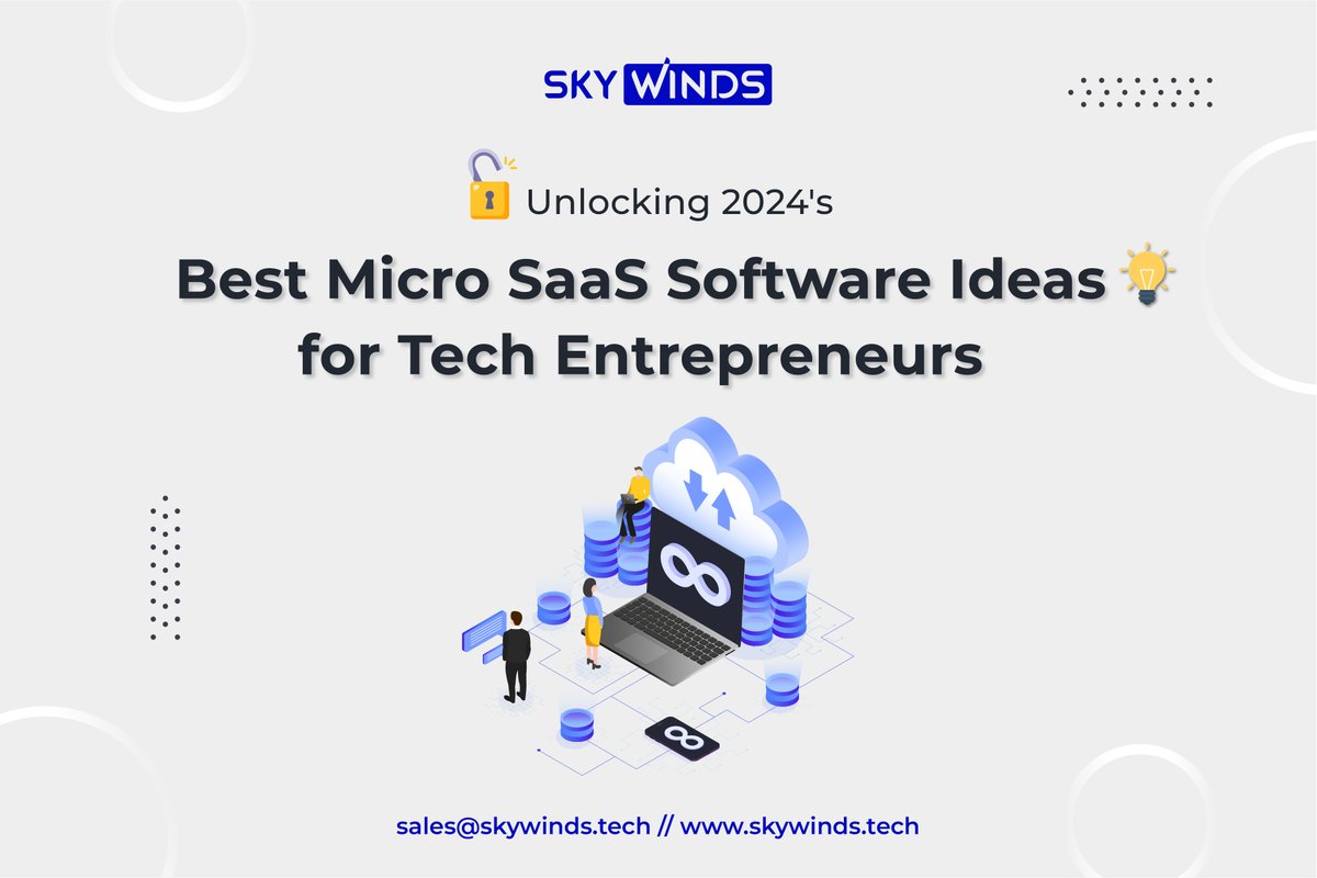 Don't miss @skywinds_tech latest blog, 'Unlocking 2024’s Best Micro SaaS Startup Ideas For Tech Entrepreneurs.' 

skywinds.tech/best-micro-saa…

Share with fellow #entrepreneur and let's build the #future together! 

#microsaas #techentrepreneur #startupideas2024