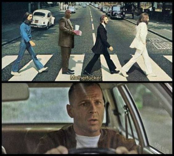 (Wayne) Even as a long time fan of The Beatles & Pulp Fiction, this made me laugh way too much. #pulpfiction #thebeatles