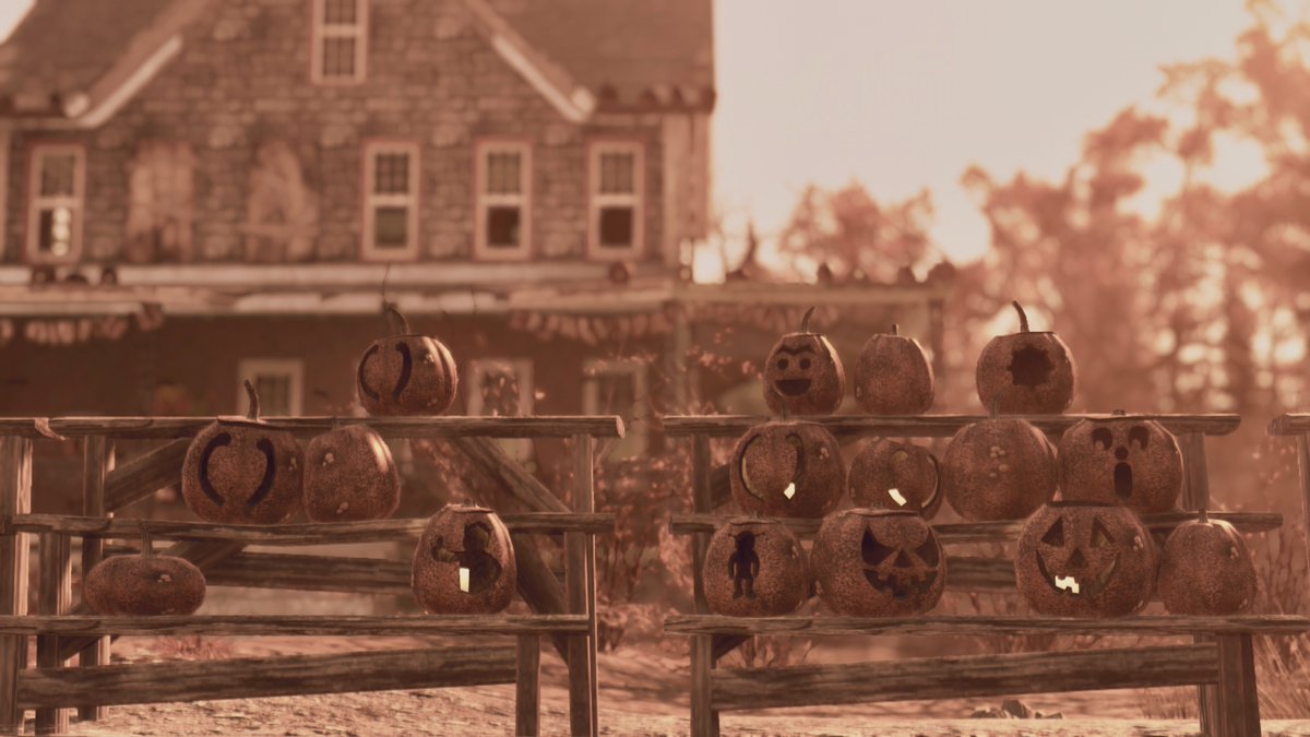 HowieVP's tweet photo. •Pumpkin House• 🎃 

#F76WasteLandmarks #Fallout76 #VirtualPhotography #PS5Share https://t.co/wuilK3bujq