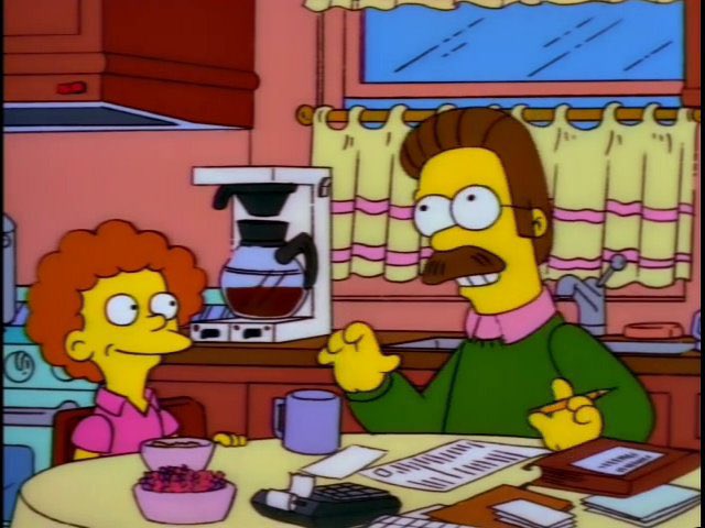 Daddy, what do taxes pay for? Why, everything! Policemen, trees, sunshine- and let's not forget the folks who just don't feel like working, God bless 'em. #Simpsons