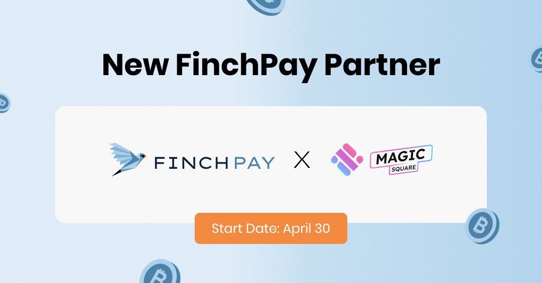 FinchPay has been nominated for the Magic Store by the @MagicSquareio! 🥳 Magic Square is a unique #Web3 ecosystem where you can easily find the best Web3 projects which are carefully chosen and reviewed by their active community. Cast your vote here magic.store/app/finchpay