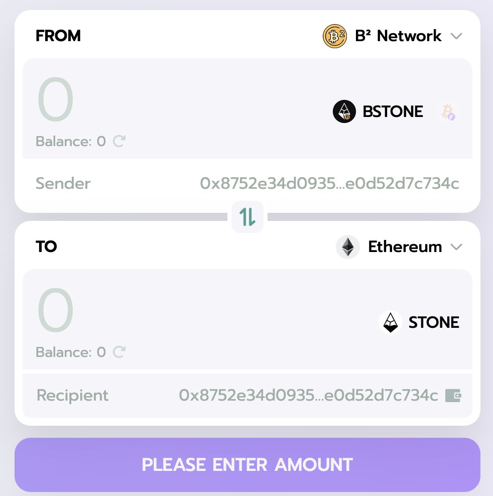 For users who need to bridge out BSTONE from @BSquaredNetwork, here's the step-by-step tutorial to follow: 1⃣ Claim B-STONE at: buzz.bsquared.network/rewards 2⃣ Go to free.tech and connect your wallet, make sure to switch to BSquared Network. 3⃣ Select the BSTONE you…