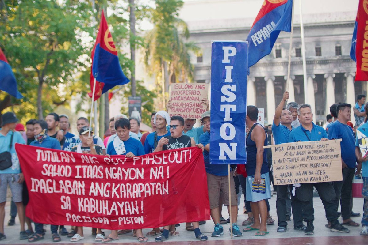 THE STRIKE CONTINUES! ✊ Various organizations rallied together with transport workers to fight against the corporate takeover of public transport. Together, let’s fight for progressive, nationalistic, and people-oriented public transport!