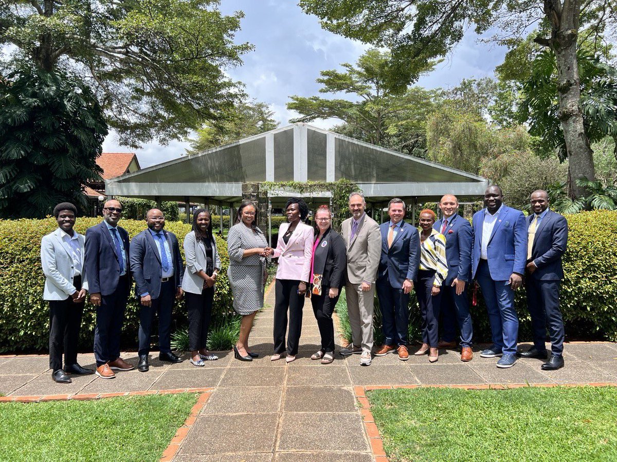 The U.S. Chamber of Commerce's USAFBC organized a business delegation to attend the #AmChamSummit. They specifically sought a meeting with Minister @HonAniteEvelyn to explore opportunities for strengthening the partnership between the United States and Uganda. #FutureofTrade