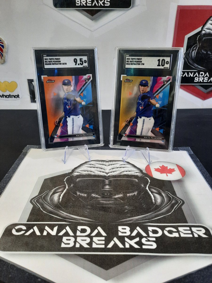 CapCityCardshow's tweet photo. Nate Pearson rookie 10/25 &amp; 7/50 #bluejays #Topps #baseballcards #rookiecard #rookies #torontobluejays https://t.co/ZzQurQLcbE