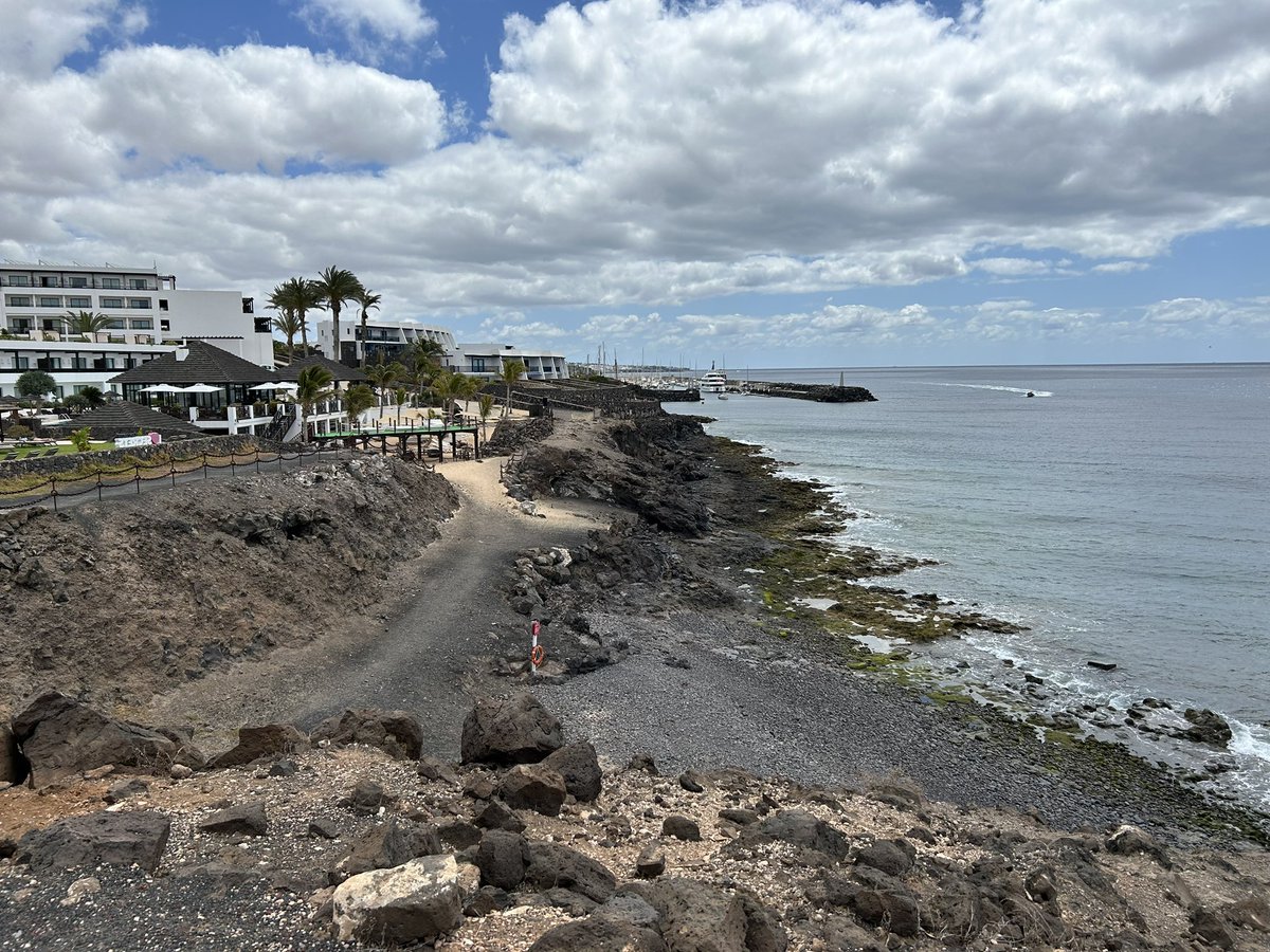 Looking back to Puerto Calero , now heading to Playa Quemada for lunch