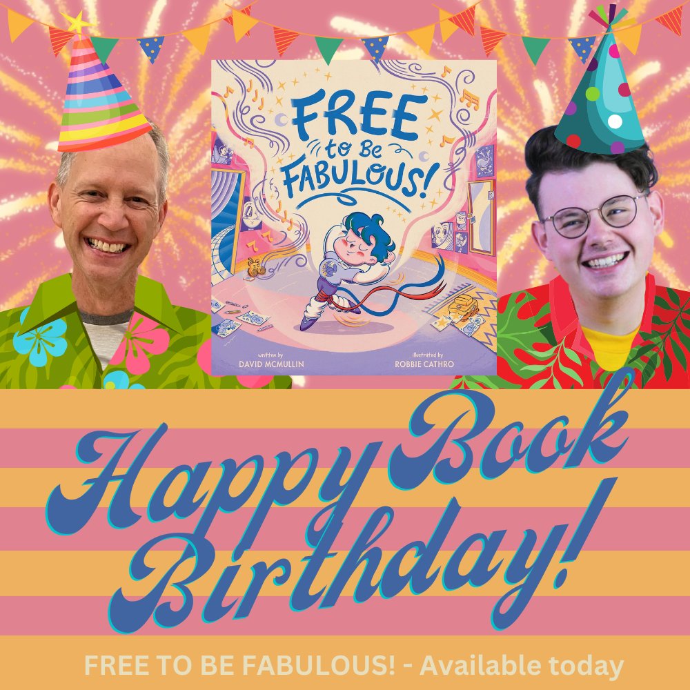 Thank you is not enough to convey the gratitude I feel for everyone who has helped bring FREE TO BE FABULOUS! into the world. @HarperChildrens @KaitlynLeann17 @RobbieCathro @PicBookJunction @KidLitClubhouse Chris Krones, CPs, Robb - you are all the best!