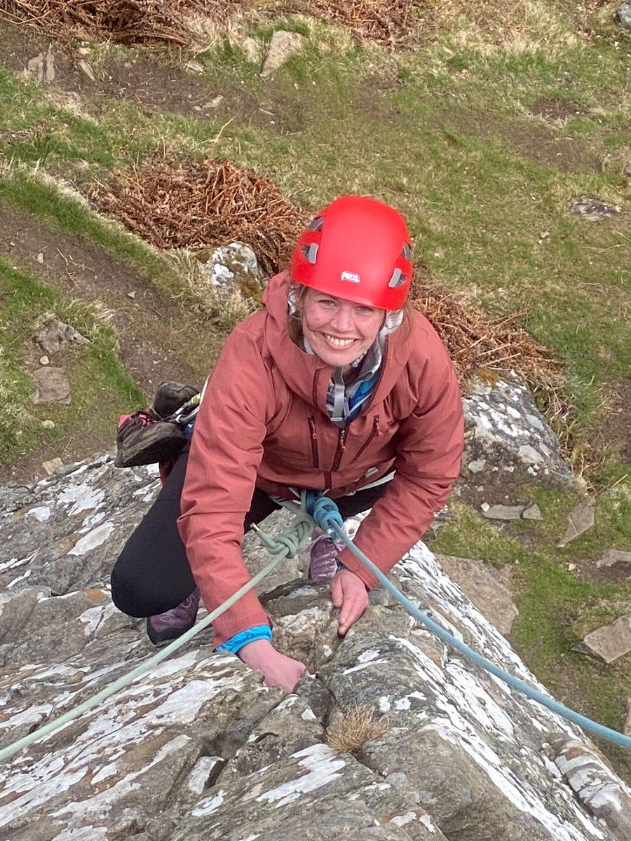 This past weekend saw instructor Max Hunter taking members out on a Progression Rock Climbing course at Kingussie Crags, which are ideal for competent indoor climbers & those who would like to develop their outdoor trad climbing skills: shorturl.at/imtMS 📸: Max Hunter