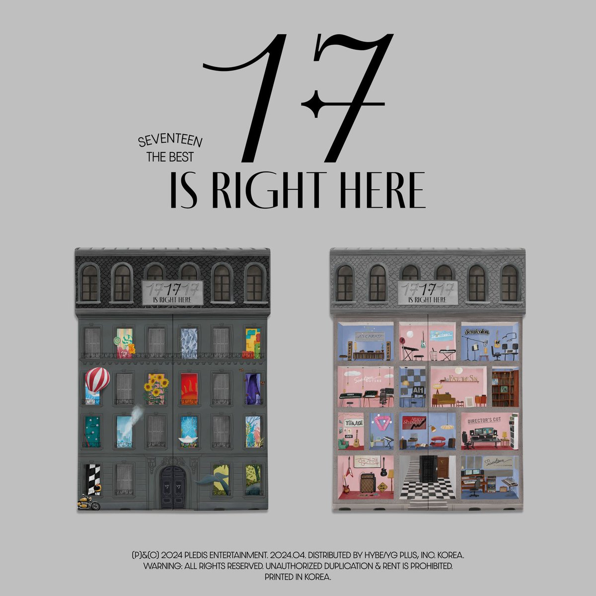 [HELP RT] WTS 🇲🇾
SEVENTEEN ‘17 IS RIGHT HERE’ (Regular album)

- Here Ver: ✅✅
- Hear Ver: ✅✅

☁️ RM150 each (only excl local postage)
☁️ Buy set free postage
☁️ Sealed album
☁️ On-hand 

#pasarseventeen #pasarSVT