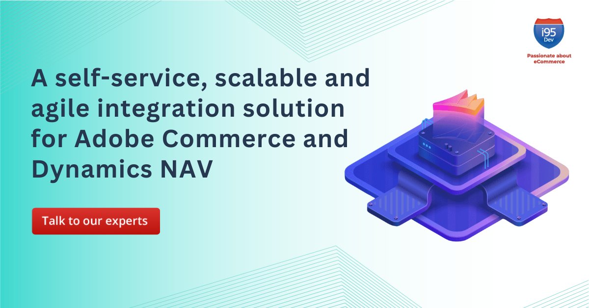 i95Dev's tweet photo. Are you looking to streamline your #eCommerce and #ERP operations?

Discover how our Adobe Commerce and Microsoft Dynamics NAV integration can revolutionize your workflow!

Learn more about it - https://t.co/zxg4HAqMpo

#adobecommerce #dynamics365 #dynamicsnav #microsoft #magento https://t.co/gGcoEjnlnG