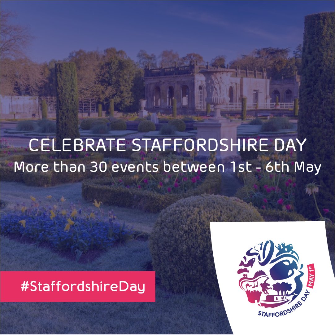 his years Staffordshire day celebrations will be running from the 1st-6th of May Read more about it in our blog here 👉 bit.ly/3Jpr4oz or follow the link in our Instagram bio and celebrate #StaffordshireDay #VisitStoke #MyStokeStory #StaffordshireDay #Staffordshire