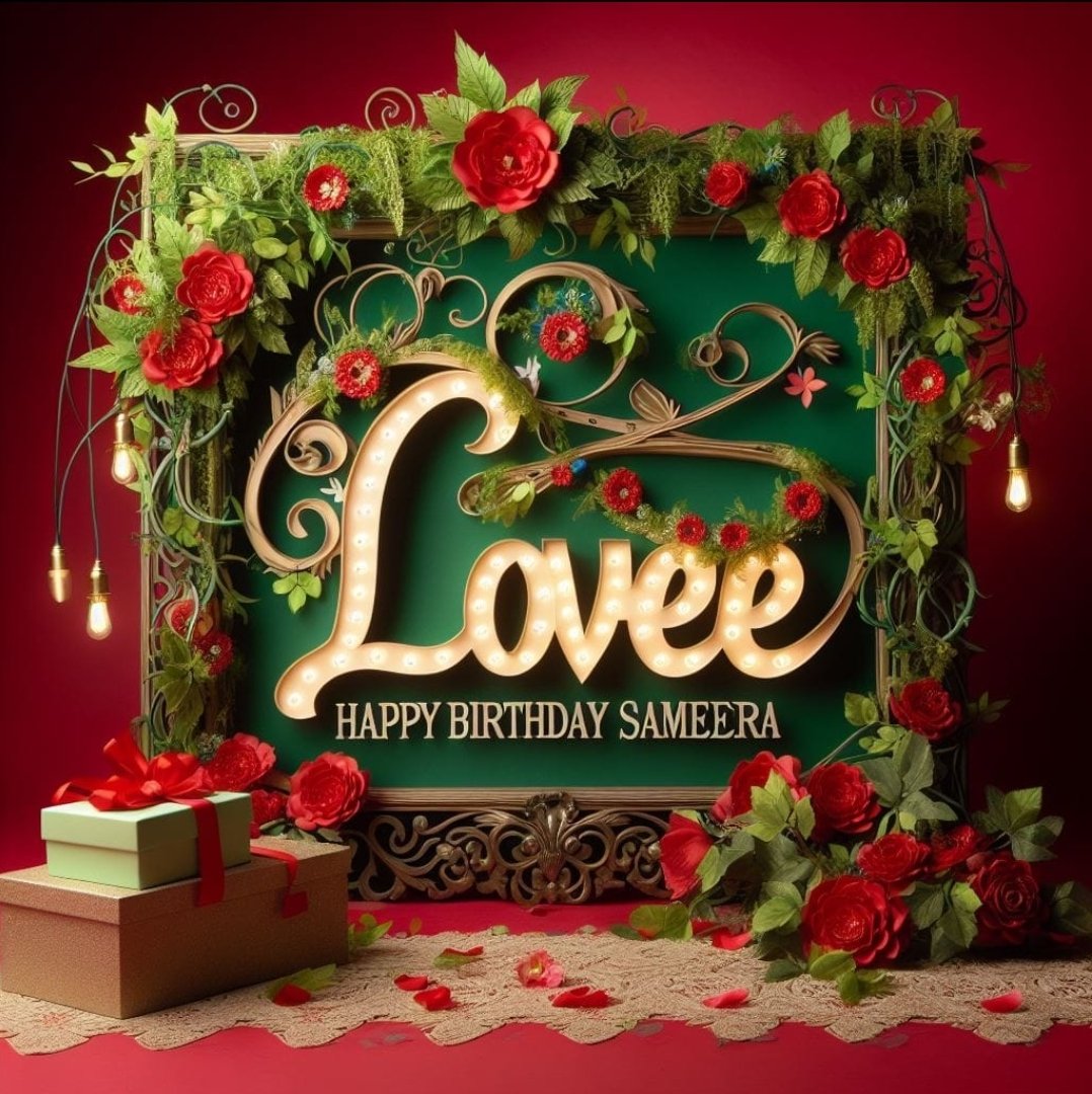 On your birthday.. 💐💐💐 I want to thank you for being so amazing and for giving me your unconditional love ♥♥ You are a magnificent being 💕💕 and my greatest wish is your happiness. Happy Birthday!!! 💐💕♥💐💕♥💐💕♥💐💕♥💐💕♥ @Sameeraaslam12