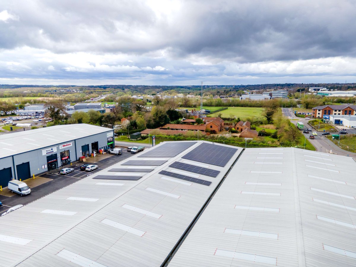 In our commitment to drive sustainability forward by reducing the environmental impact of our business operations, we have installed solar PV roofing panels to generate clean energy for lighting and heating. 

📸 CCF Norwich
