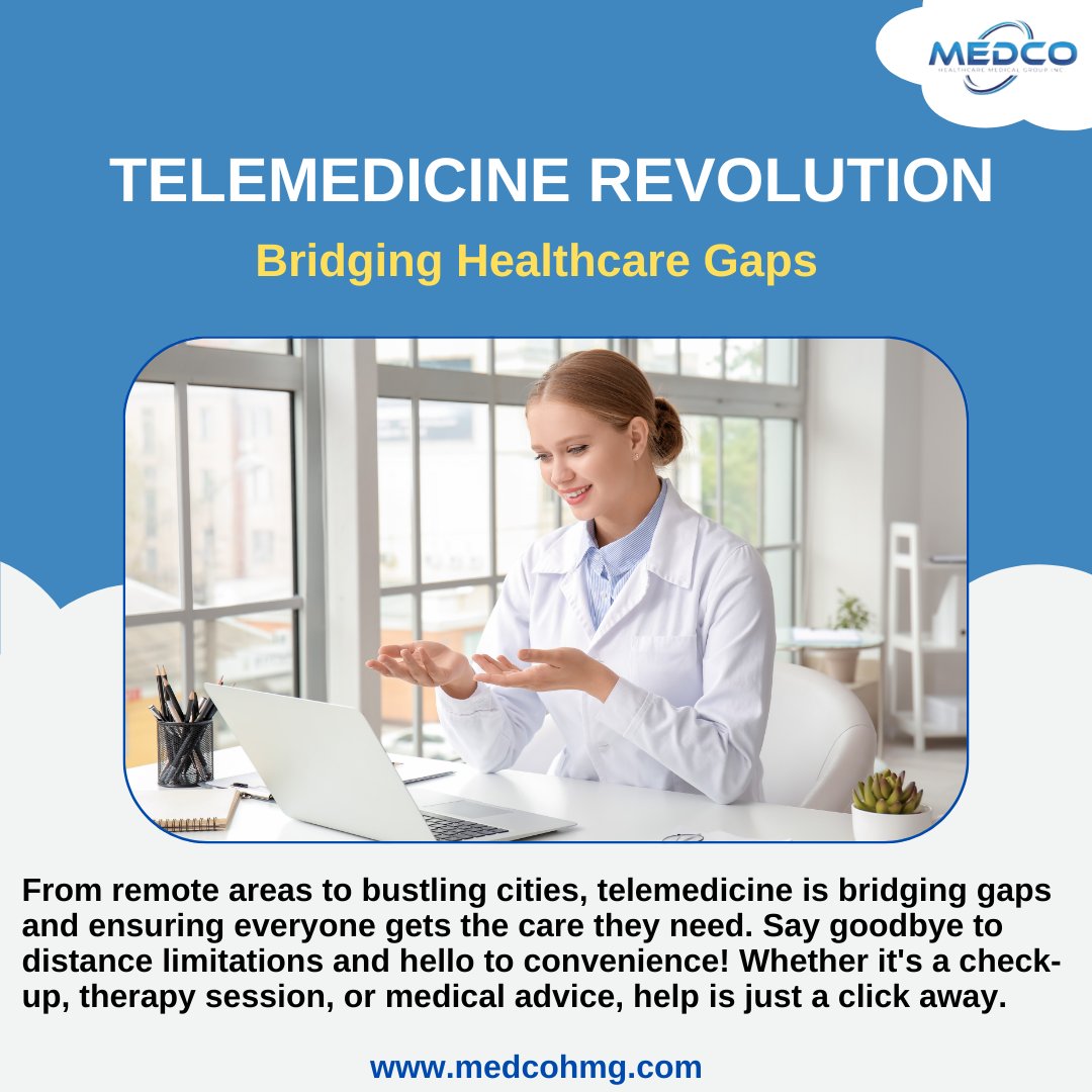 California's healthcare evolution is here, and it's virtual! Experience the power of telemedicine – quality care, right at your fingertips.
#medcohealthcaremedicalgroup
#virtualhealth
#telemedicine
#telemedicineservices