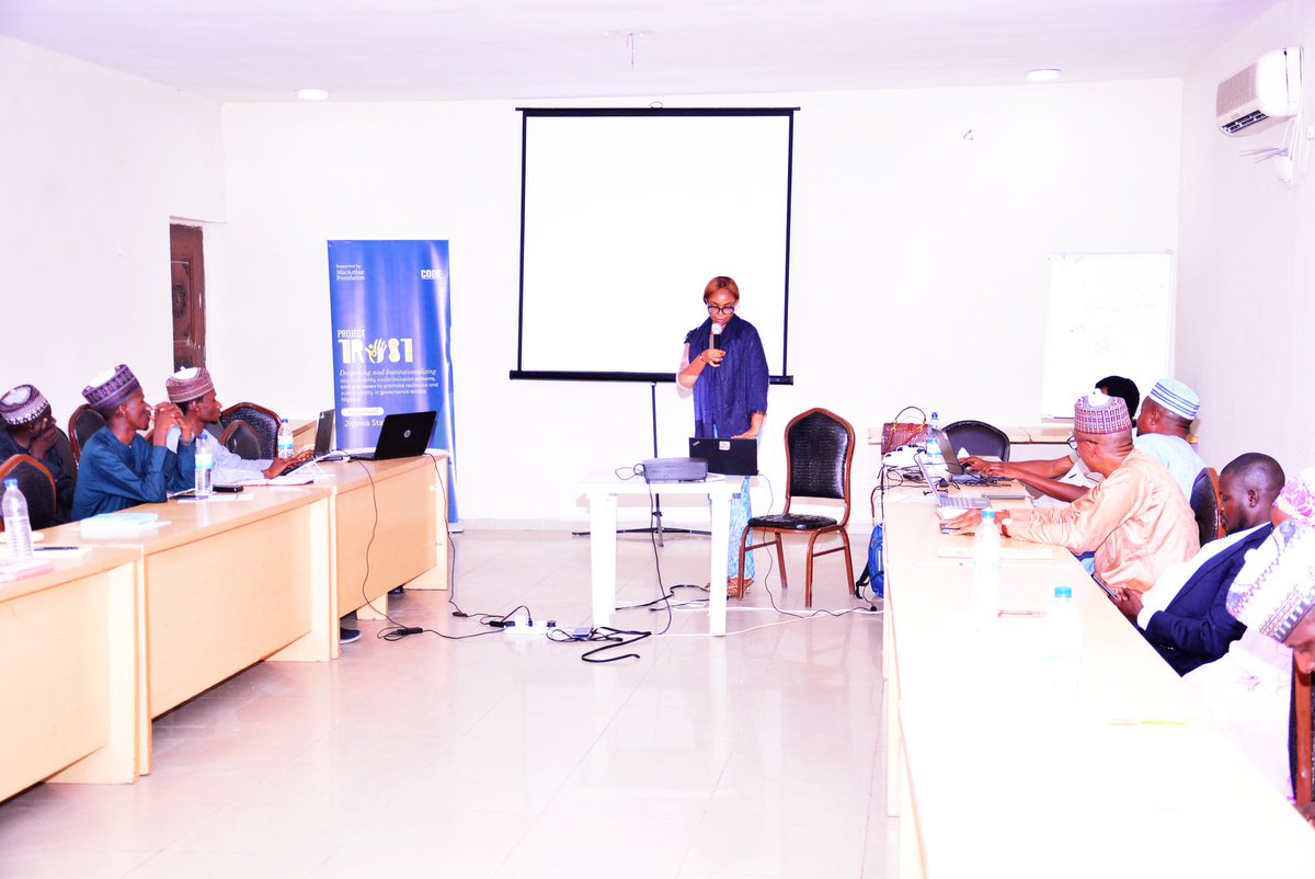 Adam_Suleimann's tweet image. On Thursday, April 18th, 2024, @Connected_dev organized a stakeholders meeting in #Jigawa to inaugurate the Community of Practice (CoP) members, comprising representatives from CSOs, CBOs, media &amp;amp; PWD for the #ProjectTrustNG initiative at Tahir Guest Palace Hotel in Dutse.