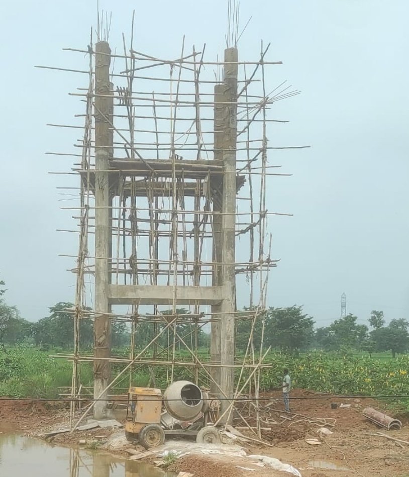 JJM_DN_Raipur's tweet image. Mission mode work for OHT structure  #InfrastructureDevelopment #JJM #MissionMode&quot;