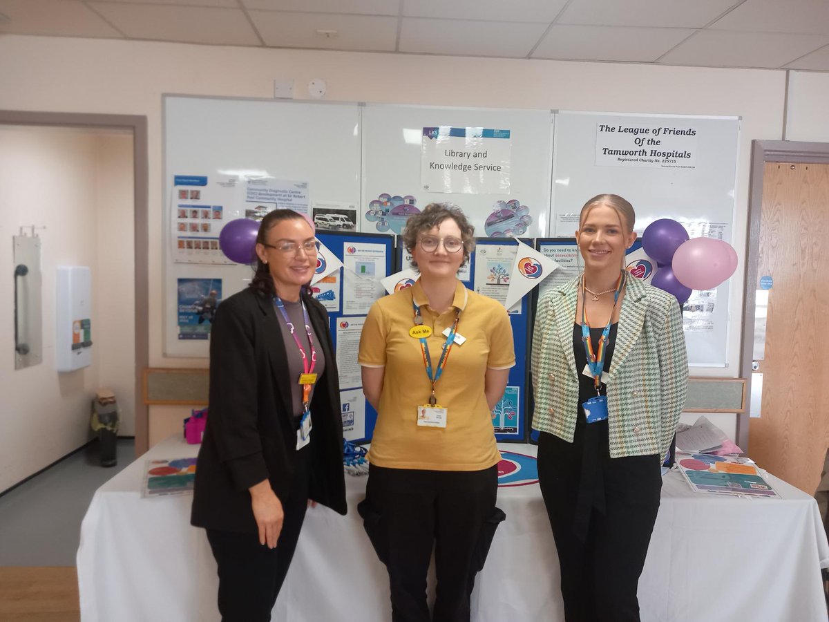 We’ve also spent the morning at Sir Robert Peel Site promoting our services and chatting with our Patient Experience Facilitator Mia.
