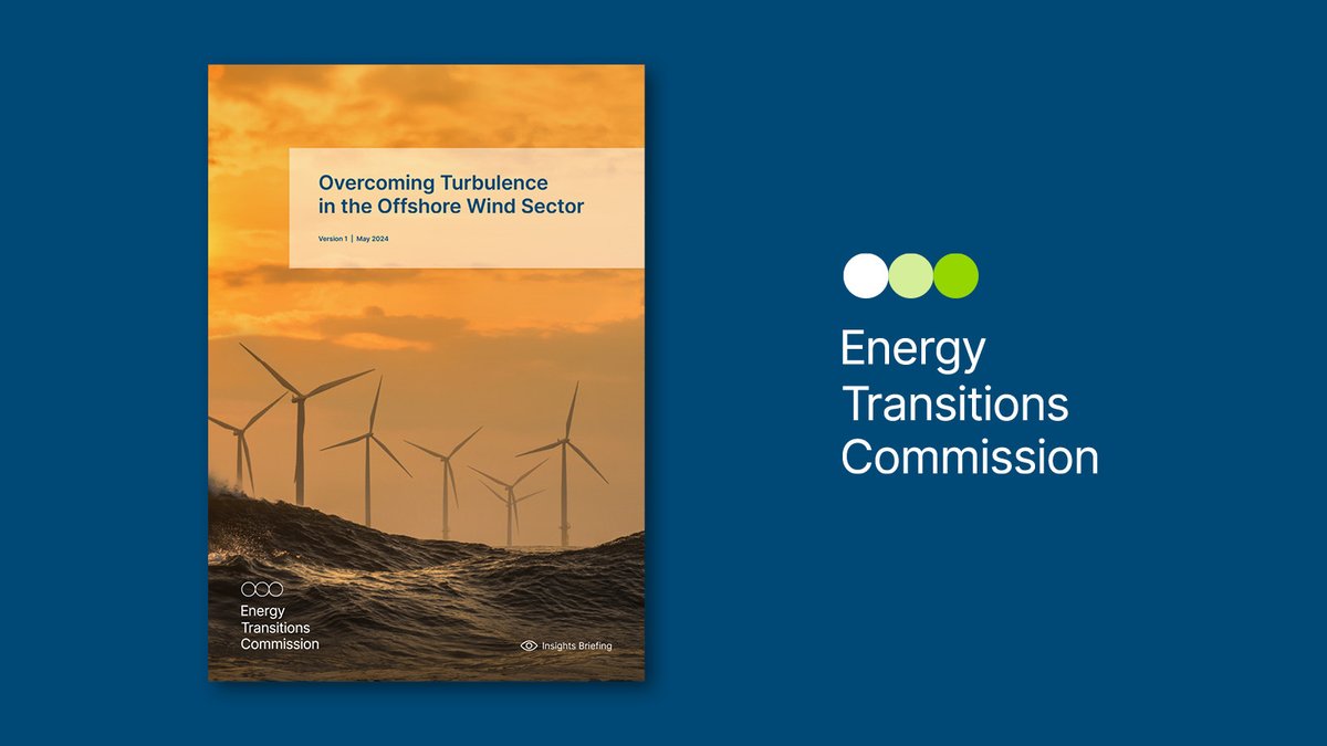 Gov'ts and #OffshoreWind industry must join forces to restore confidence in the market, drive down costs and accelerate the transition. Our upcoming Insights Briefing #OffshoreTurbulence dives into the key challenges and actions needed to achieve this. Coming May 2nd...
