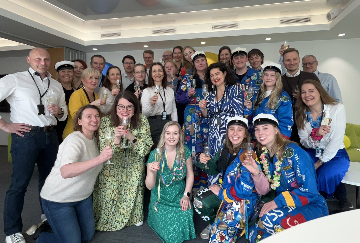 Hauskaa vappua ystäville ja yhteistyökumppaneille! 🎈🥳 Ja kiitos Prosessiteekkarit ry vierailusta!