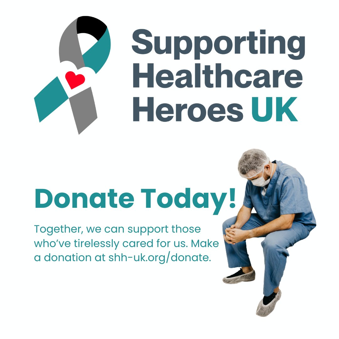 Donate hassle-free via credit card or PayPal on our website. Every contribution supports healthcare workers battling Long Covid. Join us: shh-uk.org/donate/ #CareForThoseWhoCared