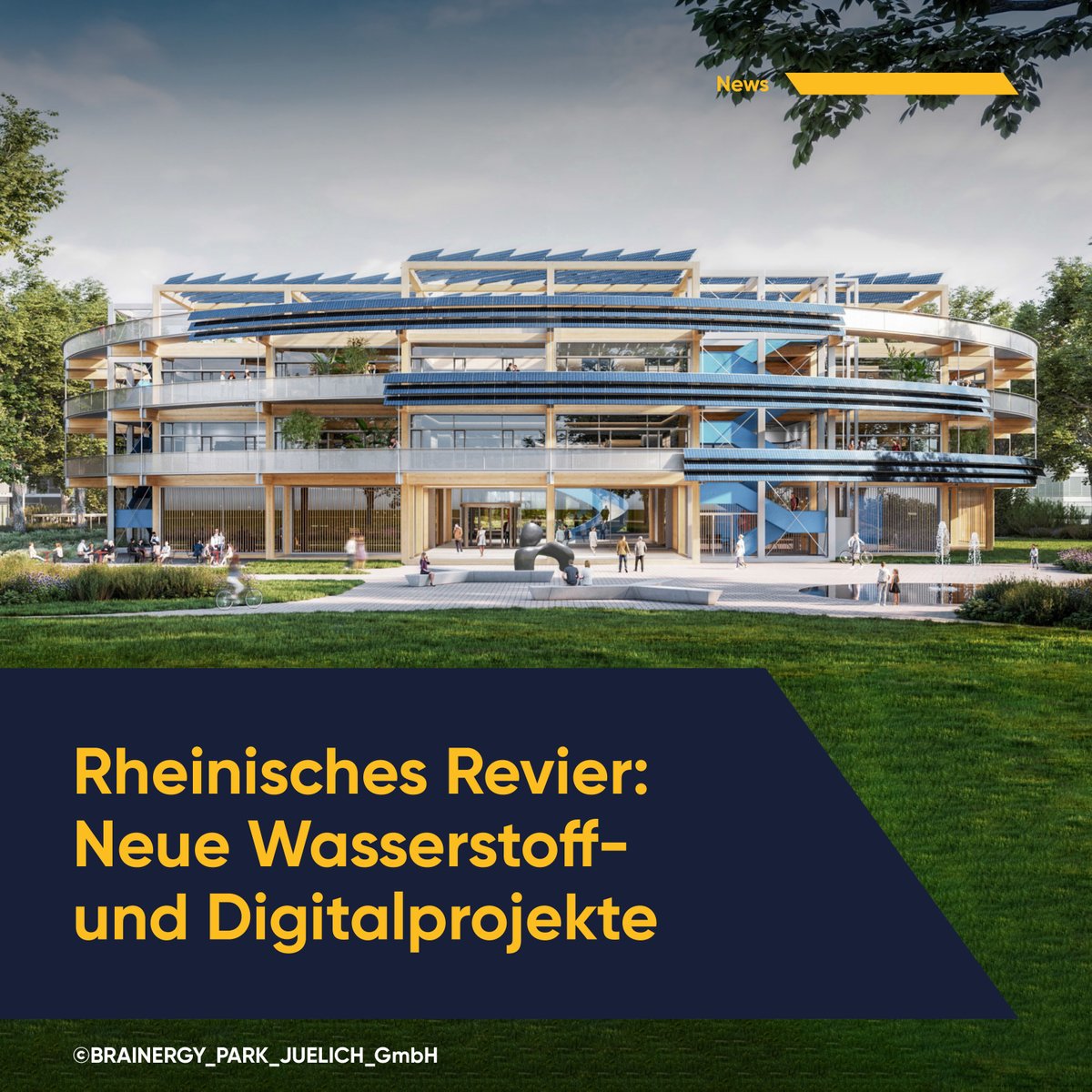 Das Rheinische Revier wird zu einem Vorreiter in den Bereichen der Digitalisierung und Zukunftstechnologien 👏 Im ehemalige Kohlekraftwerk Frimmersdorf und im @BrainergyP in Jülich stehen einige Vorhaben und Veränderungen an. 🙏 Mehr ➡️ ow.ly/oLrG50Rbi95