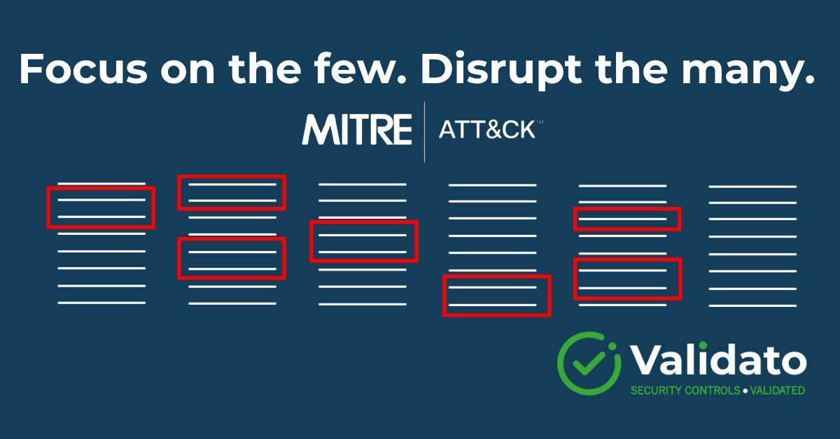 Validato can help you understand how effective your security controls are at detecting and protecting your business from critical MITRE ATT&CK Techniques.

#cybersecurity #validato #cybermeme #mitreattack