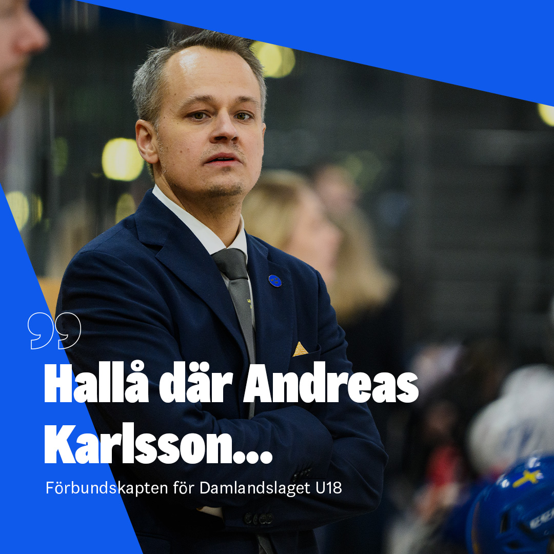 Hallå där... Andreas Karlsson, förbundskapten för Damlandslaget U18. Hur ser du tillbaka på säsongen? 🇸🇪🏒 🗞️ brnw.ch/21wJjzQ